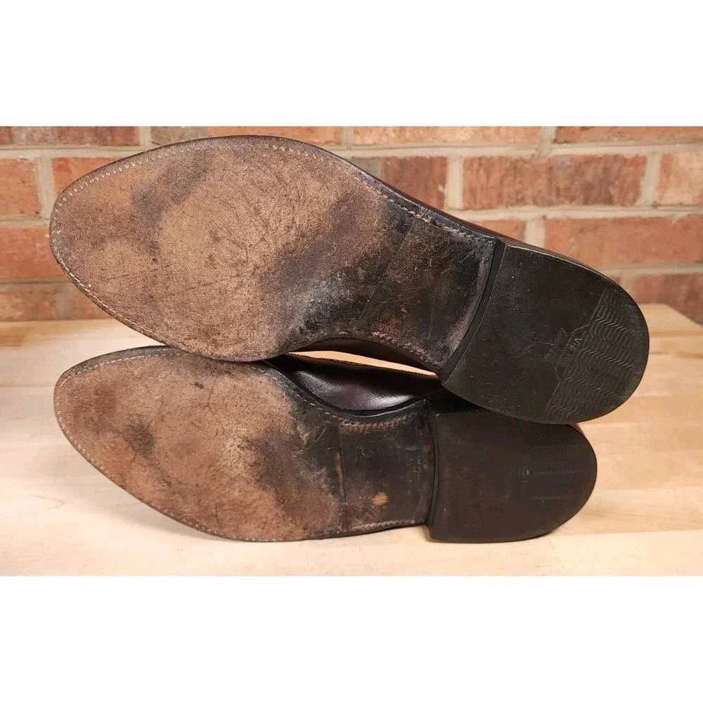Allen Edmonds Arlington Tassel Loafer Shoes Mens Size 9‎ Oxblood Wingtips